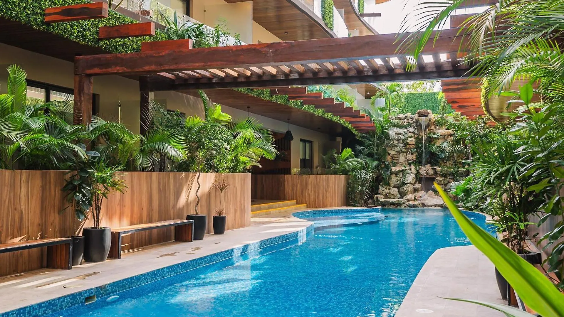 Central 2Br Sun Lover'S Nest W Gym Rooftop Spa 툴룸 0*,  멕시코